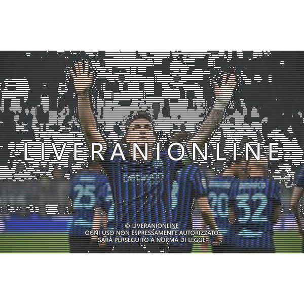 Inter vs Lazio nella foto Lautaro Martinez (Inter) esultanza dopo il gol dell\'1 a 0 Milano 09-11-2025 Stadio Giuseppe Meazza - San Siro Inter vs Lazio Campionato Serie A Enilive -11a giornata foto Roberto Garavaglia/Agenzia Aldo Liverani sas