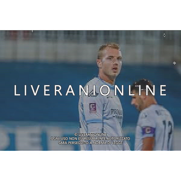 Leon Sipos durante la partita Novara Lecco 1-0 allo stadio Silvio Piola di Novara -Novara e Lecco Campionato calcio Lega Pro Girone A 09.11. 2025 ©MARANGON ANDREA - AGENZIA ALDO LIVERANI SAS