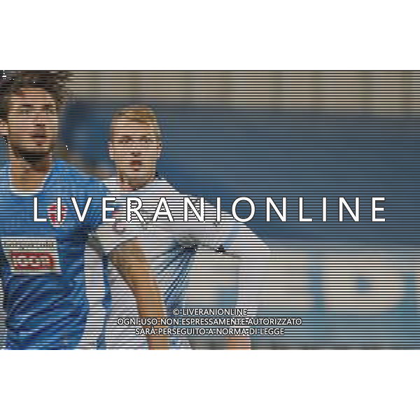 Leon Sipos durante la partita Novara Lecco 1-0 allo stadio Silvio Piola di Novara -Novara e Lecco Campionato calcio Lega Pro Girone A 09.11. 2025 ©MARANGON ANDREA - AGENZIA ALDO LIVERANI SAS