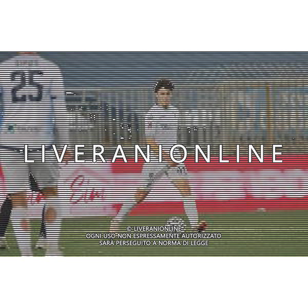 Mattia Rizzo in azione durante Novara Lecco -Novara e Lecco Campionato calcio Lega Pro Girone A 09.11. 2025 ©MARANGON ANDREA - AGENZIA ALDO LIVERANI SAS