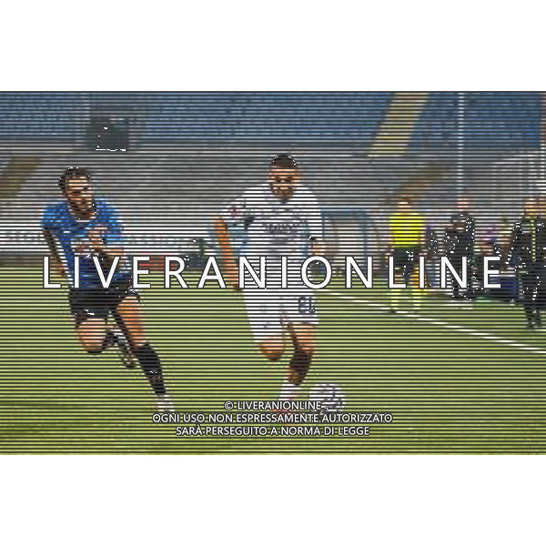 Marwane Kritta in azione durante Novara Lecco -Novara e Lecco Campionato calcio Lega Pro Girone A 09.11. 2025 ©MARANGON ANDREA - AGENZIA ALDO LIVERANI SAS