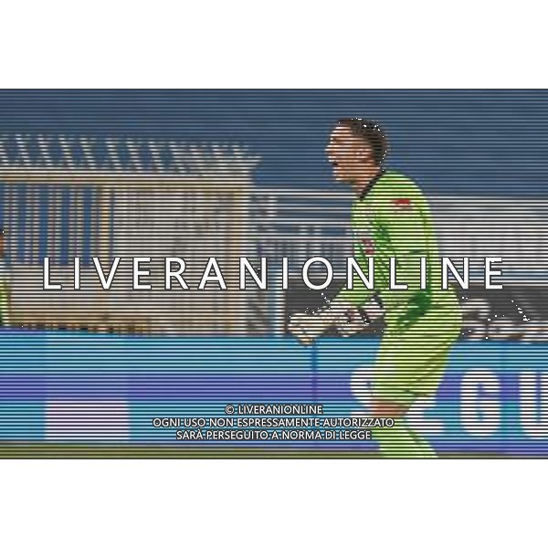 Elia Boseggia esulta a fine partita -Novara e Lecco Campionato calcio Lega Pro Girone A 09.11. 2025 ©MARANGON ANDREA - AGENZIA ALDO LIVERANI SAS