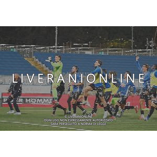 Esultanza Novara fc a fine partita -Novara e Lecco Campionato calcio Lega Pro Girone A 09.11. 2025 ©MARANGON ANDREA - AGENZIA ALDO LIVERANI SAS