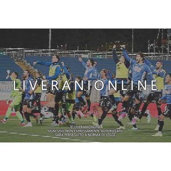 Esultanza Novara fc a fine partita -Novara e Lecco Campionato calcio Lega Pro Girone A 09.11. 2025 ©MARANGON ANDREA - AGENZIA ALDO LIVERANI SAS