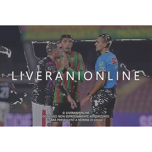 Ternana vs Vis Pesaro Campionato Serie C Sky Wifi - 13 Giornata Stadio Libero Liberati - Terni 09-11-2025 nella foto Di Paola protesta con Manzo Foto di Federico Gaetano - ag.Aldo Liverani- AGENZIA ALDO LIVERANI SAS