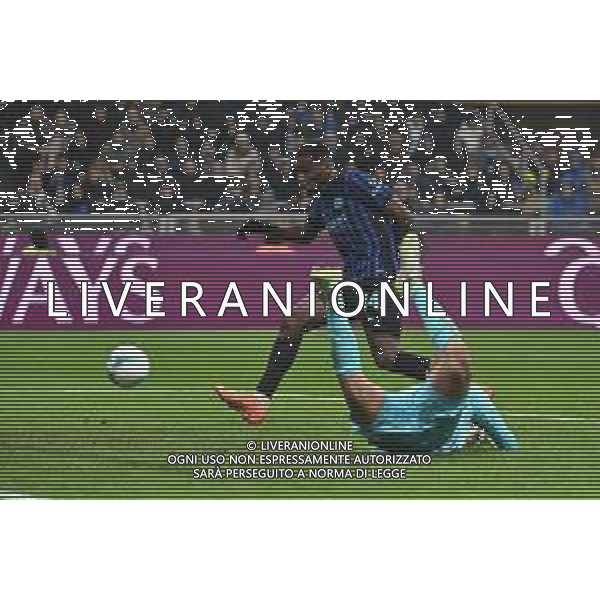 Inter vs Lazio nella foto Ange-Yoan Bonny (Inter) segna il gol del 2 a 0 Milano 09-11-2025 Stadio Giuseppe Meazza - San Siro Inter vs Lazio Campionato Serie A Enilive -11a giornata foto Roberto Garavaglia/Agenzia Aldo Liverani sas