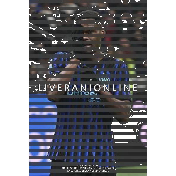 Inter vs Lazio nella foto Ange-Yoan Bonny (Inter) esultanza dopo il gol del 2 a 0 Milano 09-11-2025 Stadio Giuseppe Meazza - San Siro Inter vs Lazio Campionato Serie A Enilive -11a giornata foto Roberto Garavaglia/Agenzia Aldo Liverani sas