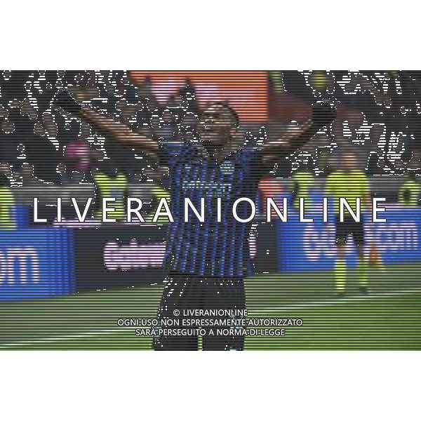 Inter vs Lazio nella foto Ange-Yoan Bonny (Inter) esultanza dopo il gol del 2 a 0 Milano 09-11-2025 Stadio Giuseppe Meazza - San Siro Inter vs Lazio Campionato Serie A Enilive -11a giornata foto Roberto Garavaglia/Agenzia Aldo Liverani sas