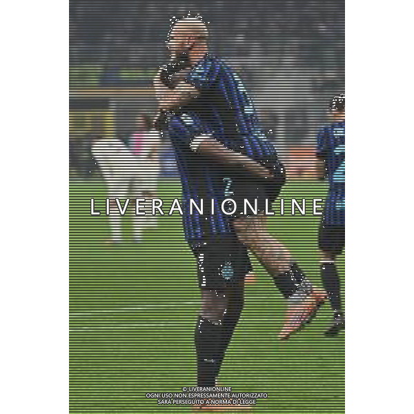 Inter vs Lazio nella foto Ange-Yoan Bonny (Inter) e Federico Dimarco (Inter) esultanza dopo il gol del 2 a 0 Milano 09-11-2025 Stadio Giuseppe Meazza - San Siro Inter vs Lazio Campionato Serie A Enilive -11a giornata foto Roberto Garavaglia/Agenzia Aldo Liverani sas