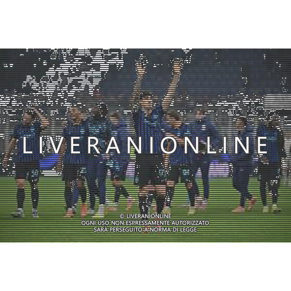 Inter vs Lazio nella foto esultanza finale Inter Milano 09-11-2025 Stadio Giuseppe Meazza - San Siro Inter vs Lazio Campionato Serie A Enilive -11a giornata foto Roberto Garavaglia/Agenzia Aldo Liverani sas