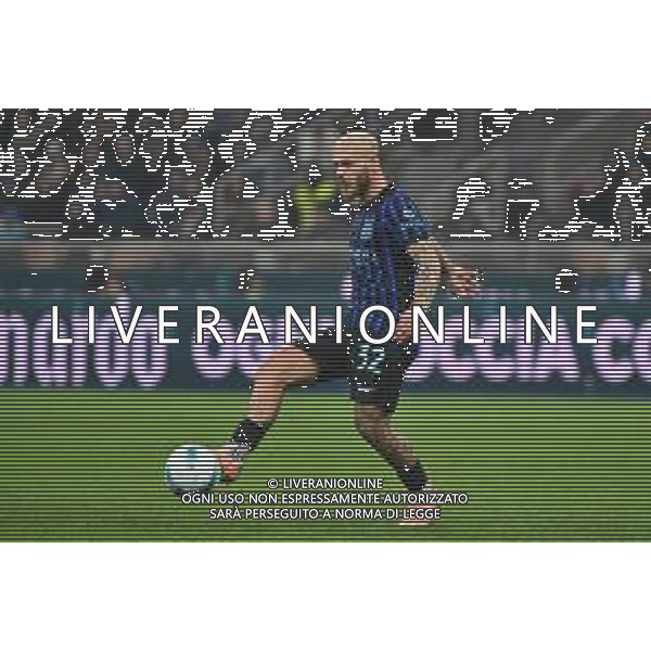 Inter vs Lazio nella foto Federico Dimarco (Inter) Milano 09-11-2025 Stadio Giuseppe Meazza - San Siro Inter vs Lazio Campionato Serie A Enilive -11a giornata foto Roberto Garavaglia/Agenzia Aldo Liverani sas