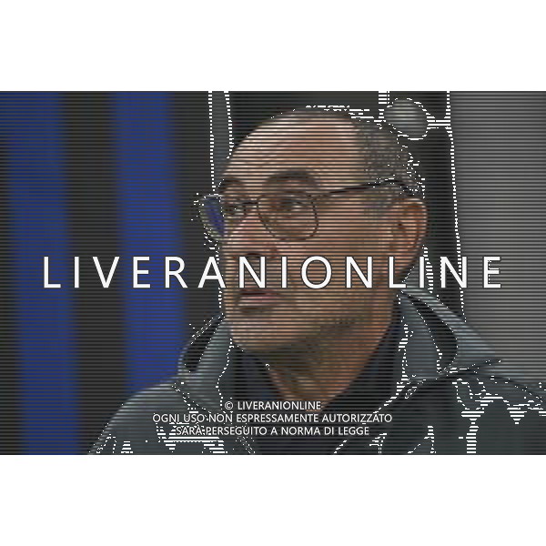 Inter vs Lazio nella foto Maurizio Sarri allenatore Lazio Milano 09-11-2025 Stadio Giuseppe Meazza - San Siro Inter vs Lazio Campionato Serie A Enilive -11a giornata foto Roberto Garavaglia/Agenzia Aldo Liverani sas