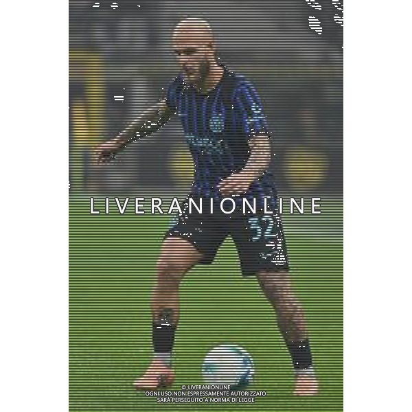 Inter vs Lazio nella foto Federico Dimarco (Inter) Milano 09-11-2025 Stadio Giuseppe Meazza - San Siro Inter vs Lazio Campionato Serie A Enilive -11a giornata foto Roberto Garavaglia/Agenzia Aldo Liverani sas