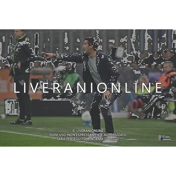 Inter vs Lazio nella foto Cristian Chivu allenatore Inter Milano 09-11-2025 Stadio Giuseppe Meazza - San Siro Inter vs Lazio Campionato Serie A Enilive -11a giornata foto Roberto Garavaglia/Agenzia Aldo Liverani sas