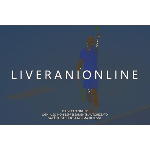 TVRCOR Tennis Nitto Atp Finals 2025 Inalpi Arena Torino 11-11-2025 Round Robin doppio Marcel Granollers e Horacio Zeballos vs Simone Bolelli e Andrea Vavassori nella foto Simone Bolelli al servizio FOTO ROBERTA CORRADIN-AG ALDO LIVERANI SAS