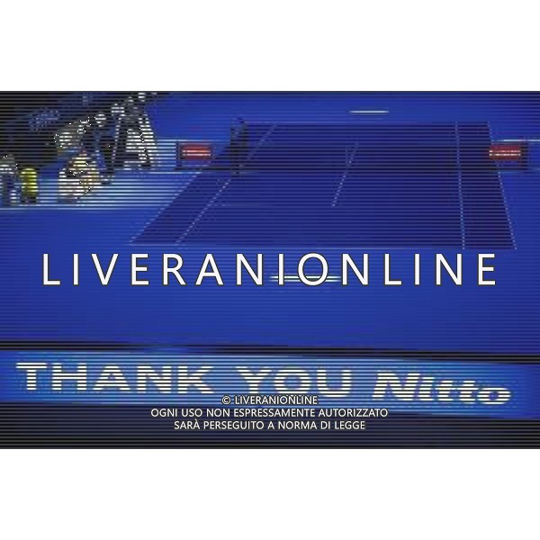 TVRCOR Tennis Nitto Atp Finals 2025 Inalpi Arena Torino 12-11-2025 Round Robin doppio Harri HELIOVAARA (FIN) e Henry PATTEN (GBR) vs Joe SALISBURY (GBR) e Neal SKUPSKI (GBR) nella foto panoramica e logo Inalpi Arena per Nitto Atp Finals 2025 FOTO ROBERTA CORRADIN-AG ALDO LIVERANI SAS