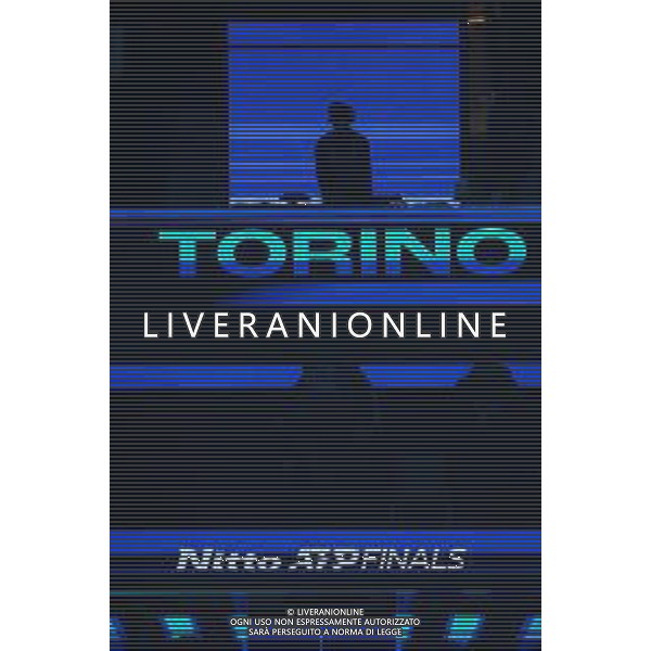 TVRCOR Tennis Nitto Atp Finals 2025 Inalpi Arena Torino 12-11-2025 Round Robin doppio Harri HELIOVAARA (FIN) e Henry PATTEN (GBR) vs Joe SALISBURY (GBR) e Neal SKUPSKI (GBR) nella foto panoramica e logo Inalpi Arena per Nitto Atp Finals 2025 FOTO ROBERTA CORRADIN-AG ALDO LIVERANI SAS