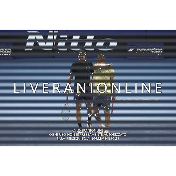 TVRCOR Tennis Nitto Atp Finals 2025 Inalpi Arena Torino 12-11-2025 Round Robin doppio Harri HELIOVAARA (FIN) e Henry PATTEN (GBR) vs Joe SALISBURY (GBR) e Neal SKUPSKI (GBR) nella foto Joe SALISBURY (GBR) e Neal SKUPSKI (GBR) FOTO ROBERTA CORRADIN-AG ALDO LIVERANI SAS
