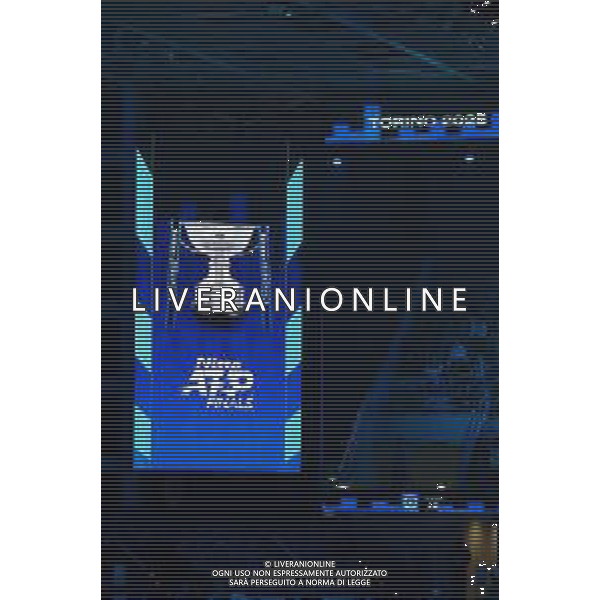 TVRCOR Tennis Nitto Atp Finals 2025 Inalpi Arena Torino 12-11-2025 Round Robin doppio Harri HELIOVAARA (FIN) e Henry PATTEN (GBR) vs Joe SALISBURY (GBR) e Neal SKUPSKI (GBR) nella foto panoramica e logo Inalpi Arena per Nitto Atp Finals 2025 FOTO ROBERTA CORRADIN-AG ALDO LIVERANI SAS