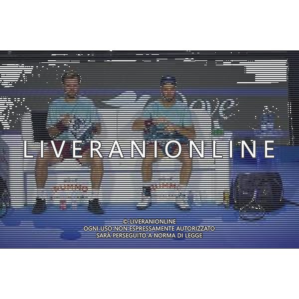 TVRCOR Tennis Nitto Atp Finals 2025 Inalpi Arena Torino 11-11-2025 Round Robin doppio Julian Cash (GBR) e Lloyd Glasspool (GBR) vs Tim Pütz (GER) e Kevin Krawietz (GER) FOTO ROBERTA CORRADIN-AG ALDO LIVERANI SAS