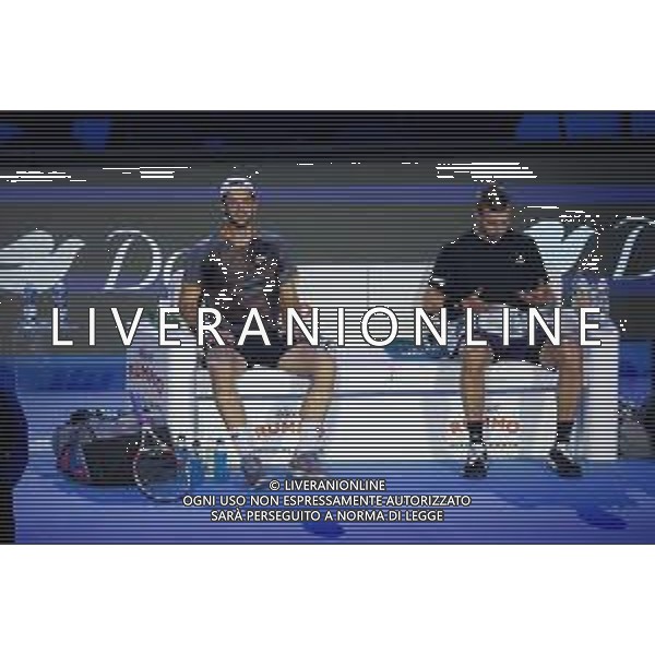 TVRCOR Tennis Nitto Atp Finals 2025 Inalpi Arena Torino 11-11-2025 Round Robin doppio Julian Cash (GBR) e Lloyd Glasspool (GBR) vs Tim Pütz (GER) e Kevin Krawietz (GER) FOTO ROBERTA CORRADIN-AG ALDO LIVERANI SAS