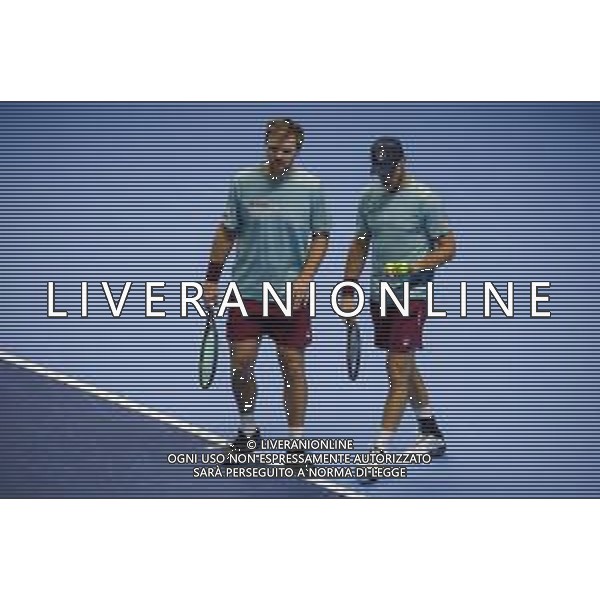 TVRCOR Tennis Nitto Atp Finals 2025 Inalpi Arena Torino 11-11-2025 Round Robin doppio Julian Cash (GBR) e Lloyd Glasspool (GBR) vs Tim Pütz (GER) e Kevin Krawietz (GER) FOTO ROBERTA CORRADIN-AG ALDO LIVERANI SAS