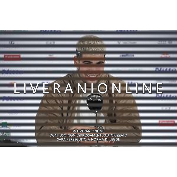 TVRCOR Tennis Nitto Atp Finals 2025 Inalpi Arena Torino 11-11-2025 conferenza stampa dopo la vittoria di Carlos Alcaraz nella foto Carlos Alcaraz (ESP) FOTO ROBERTA CORRADIN-AG ALDO LIVERANI SAS