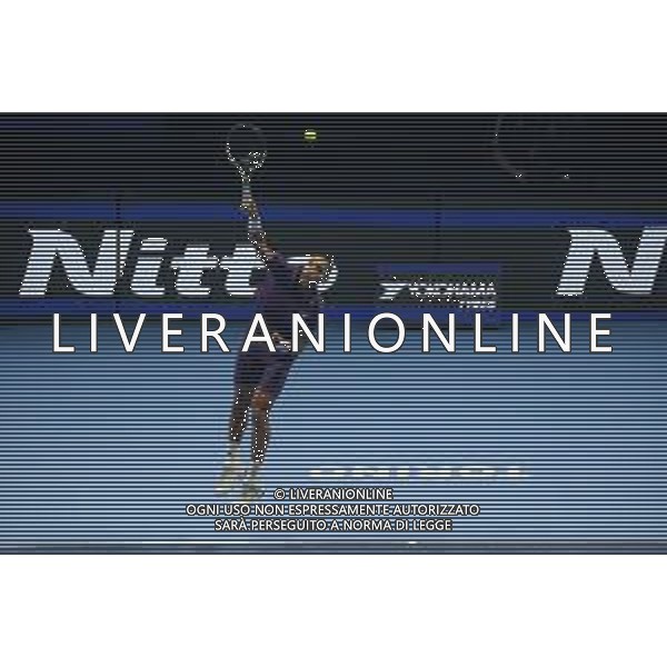 TVRCOR Tennis Nitto Atp Finals 2025 Inalpi Arena Torino 12-11-2025 Round Robin singolare Ben SHELTON (USA) vs Felix AUGER-ALIASSIME (CAN) nella foto Felix AUGER-ALIASSIME (CAN) ©TVRCOR Roberta Corradin - Agenzia Aldo Liverani Sas