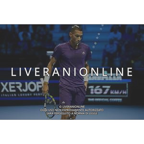 TVRCOR Tennis Nitto Atp Finals 2025 Inalpi Arena Torino 12-11-2025 Round Robin singolare Ben SHELTON (USA) vs Felix AUGER-ALIASSIME (CAN) nella foto Felix AUGER-ALIASSIME (CAN) ©TVRCOR Roberta Corradin - Agenzia Aldo Liverani Sas