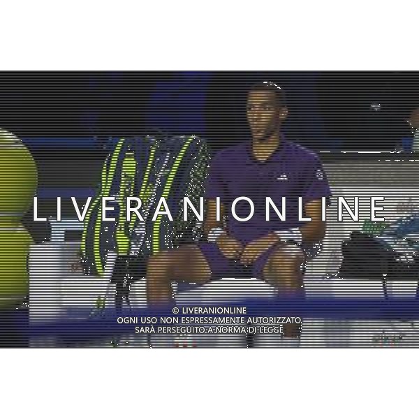 TVRCOR Tennis Nitto Atp Finals 2025 Inalpi Arena Torino 12-11-2025 Round Robin singolare Ben SHELTON (USA) vs Felix AUGER-ALIASSIME (CAN) nella foto Felix AUGER-ALIASSIME (CAN) ©TVRCOR Roberta Corradin - Agenzia Aldo Liverani Sas