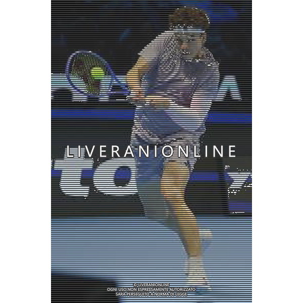 TVRCOR Tennis Nitto Atp Finals 2025 Inalpi Arena Torino 12-11-2025 Round Robin singolare Ben SHELTON (USA) vs Felix AUGER-ALIASSIME (CAN) nella foto Ben SHELTON (USA) ©TVRCOR Roberta Corradin - Agenzia Aldo Liverani Sas