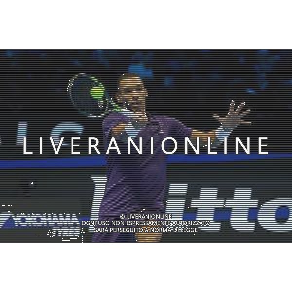 TVRCOR Tennis Nitto Atp Finals 2025 Inalpi Arena Torino 12-11-2025 Round Robin singolare Ben SHELTON (USA) vs Felix AUGER-ALIASSIME (CAN) nella foto Felix AUGER-ALIASSIME (CAN) ©TVRCOR Roberta Corradin - Agenzia Aldo Liverani Sas