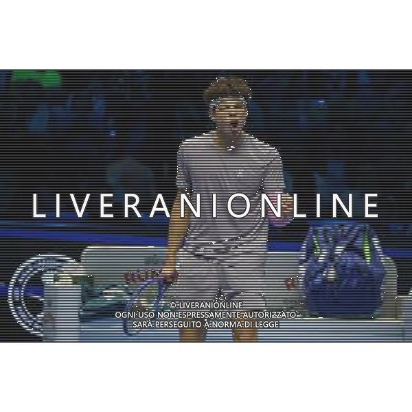 TVRCOR Tennis Nitto Atp Finals 2025 Inalpi Arena Torino 12-11-2025 Round Robin singolare Ben SHELTON (USA) vs Felix AUGER-ALIASSIME (CAN) nella foto Ben SHELTON (USA) ©TVRCOR Roberta Corradin - Agenzia Aldo Liverani Sas