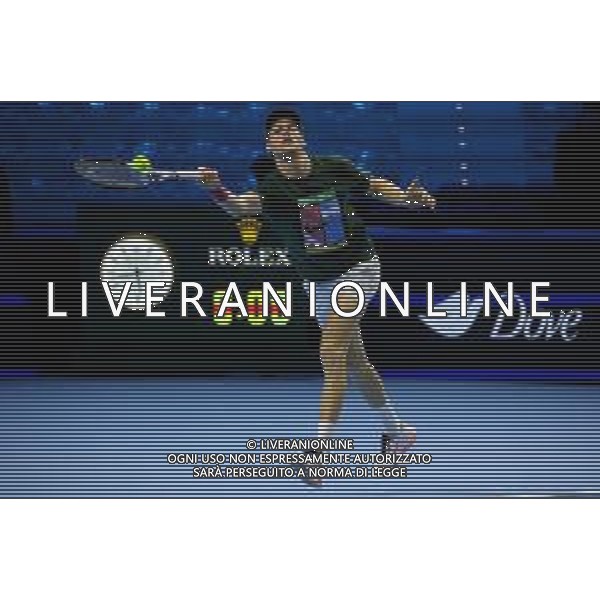 TVRCOR Tennis Nitto Atp Finals 2025 Inalpi Arena Torino 12-11-2025 allenamento Jannik Sinner (ITA) prima del match singolare nella foto Jannik Sinner (ITA) ©TVRCOR Corradin Roberta - Agenzia Aldo Liverani Sas