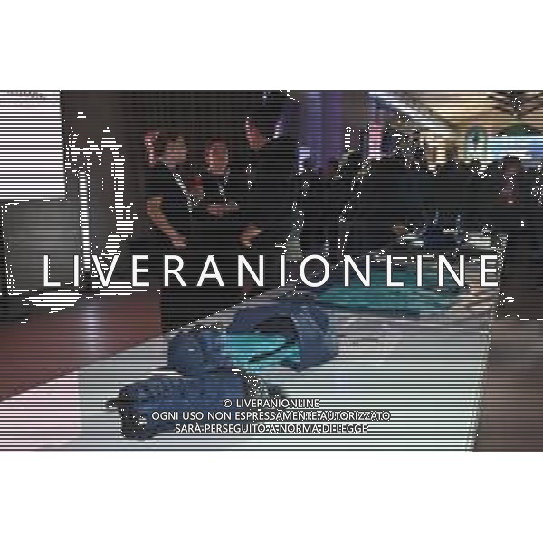 TVRG Divise volontari Milano Cortina 2026 nella foto le divise Milano 12-11-2025 Presentate le divise per i volontari che lavoreranno ai Giochi Olimpici invernali Milano Cortina 2026 foto Roberto Garavaglia/Agenzia Aldo Liverani sas