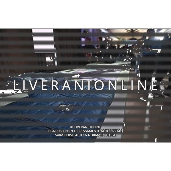 TVRG Divise volontari Milano Cortina 2026 nella foto le divise Milano 12-11-2025 Presentate le divise per i volontari che lavoreranno ai Giochi Olimpici invernali Milano Cortina 2026 foto Roberto Garavaglia/Agenzia Aldo Liverani sas