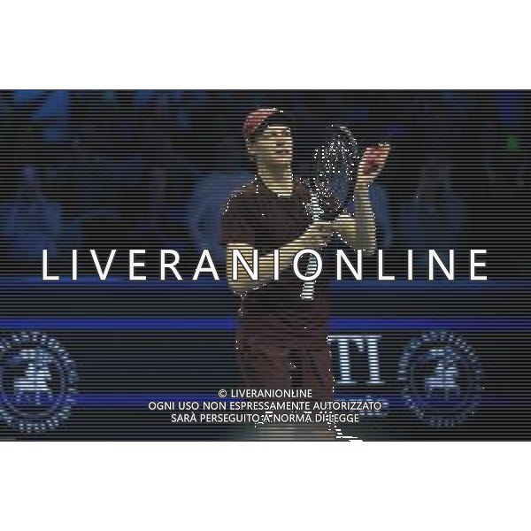 TVRCOR Tennis Nitto Atp Finals 2025 Inalpi Arena Torino 12-11-2025 Round Robin singolo Jannik Sinner (ITA) vs Alexander ZVEREV (GER) nella foto esultanza Jannik Sinner ©TVRCOR Corradin Roberta - Agenzia Aldo Liverani Sas