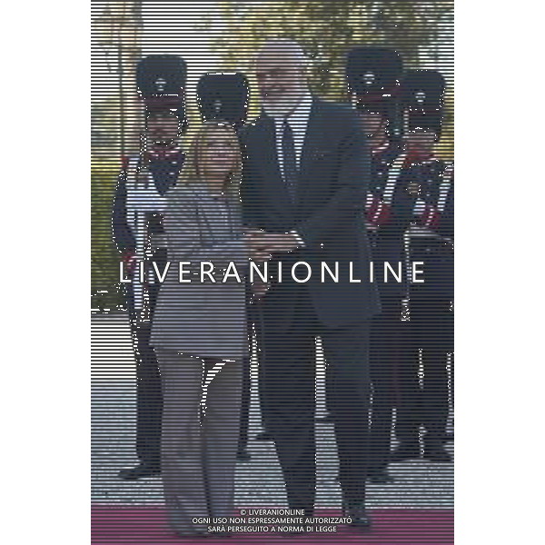 Roma 13 Novembre 2025 Il Presidente del Consiglio Giorgia Meloni partecipa al I Vertice Intergovernativo Italia-Albania. Nella Foto: Giorgia Meloni, Edi Rama Foto Credit: Andrea Bracaglia- AGENZIA ALDO LIVERANI SAS