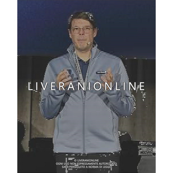 TVRG Divise volontari Milano Cortina 2026 nella foto Guillaume Meyzenq Milano 12-11-2025 Presentate le divise per i volontari che lavoreranno ai Giochi Olimpici invernali Milano Cortina 2026 foto Roberto Garavaglia/Agenzia Aldo Liverani sas