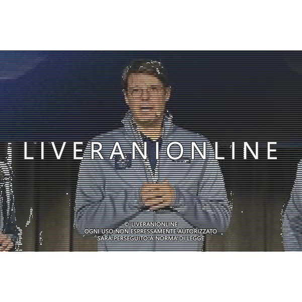 TVRG Divise volontari Milano Cortina 2026 nella foto Guillaume Meyzenq Milano 12-11-2025 Presentate le divise per i volontari che lavoreranno ai Giochi Olimpici invernali Milano Cortina 2026 foto Roberto Garavaglia/Agenzia Aldo Liverani sas