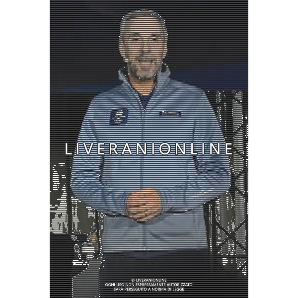 TVRG Divise volontari Milano Cortina 2026 nella foto Andrea Varnier Milano 12-11-2025 Presentate le divise per i volontari che lavoreranno ai Giochi Olimpici invernali Milano Cortina 2026 foto Roberto Garavaglia/Agenzia Aldo Liverani sas