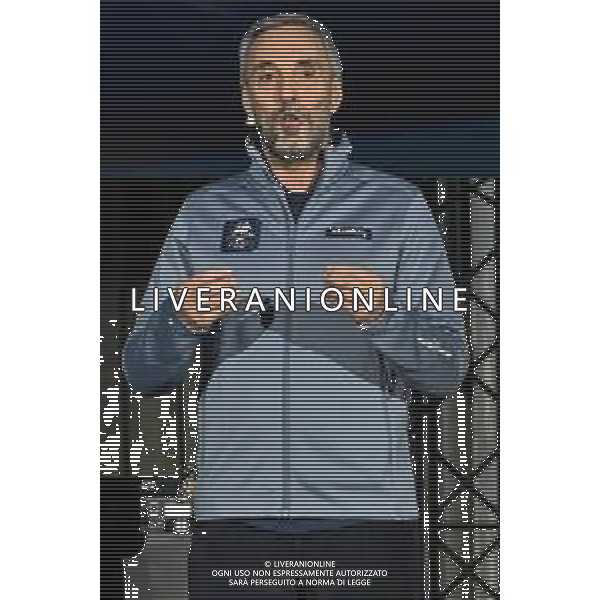 TVRG Divise volontari Milano Cortina 2026 nella foto Andrea Varnier Milano 12-11-2025 Presentate le divise per i volontari che lavoreranno ai Giochi Olimpici invernali Milano Cortina 2026 foto Roberto Garavaglia/Agenzia Aldo Liverani sas