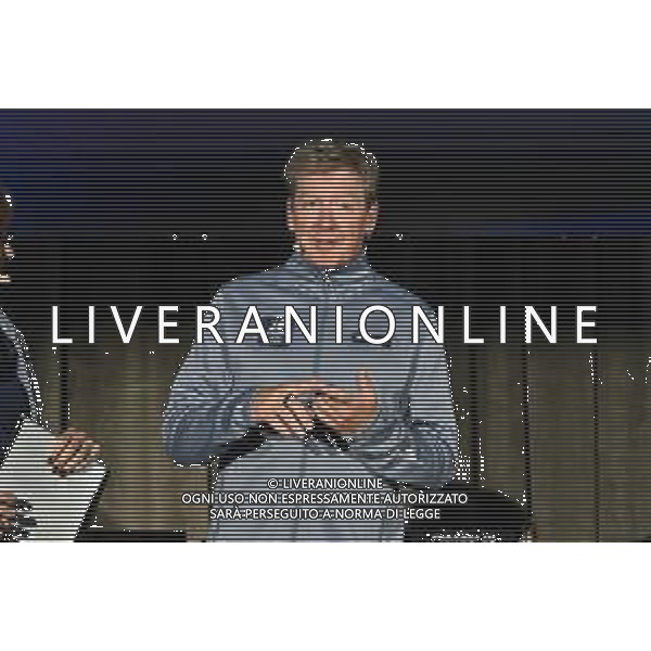 TVRG Divise volontari Milano Cortina 2026 nella foto Scott Mellin Milano 12-11-2025 Presentate le divise per i volontari che lavoreranno ai Giochi Olimpici invernali Milano Cortina 2026 foto Roberto Garavaglia/Agenzia Aldo Liverani sas