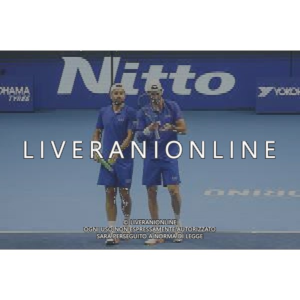 TVRCOR Tennis Nitto Atp Finals 2025 Inalpi Arena Torino 12-11-2025 Round Robin doppio nella foto coppia italiana Simone Bolelli e Andrea Vavassori ©TVRCOR Roberta Corradin - AGENZIA ALDO LIVERANI SAS