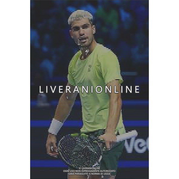 TVRCOR Tennis Nitto Atp Finals 2025 Inalpi Arena Torino 12-11-2025 Round Robin singolare Carlos Alcaraz (ESP) vs Taylor Fritz (USA) nella foto Carlos Alcaraz ©TVRCOR Roberta Corradin - AGENZIA ALDO LIVERANI SAS