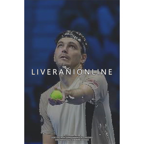 TVRCOR Tennis Nitto Atp Finals 2025 Inalpi Arena Torino 12-11-2025 Round Robin singolare Carlos Alcaraz (ESP) vs Taylor Fritz (USA) nella foto Taylor Fritz (USA) ©TVRCOR Roberta Corradin - AGENZIA ALDO LIVERANI SAS