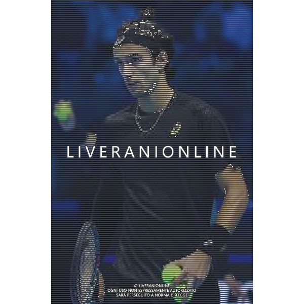 TVRCOR Tennis Nitto Atp Finals 2025 Inalpi Arena Torino 12-11-2025 Round Robin singolare Lorenzo Musetti (ITA) vs Alex de Minaur (AUS) nella foto Lorenzo Musetti (ITA) ©TVRCOR Roberta Corradin - AGENZIA ALDO LIVERANI SAS