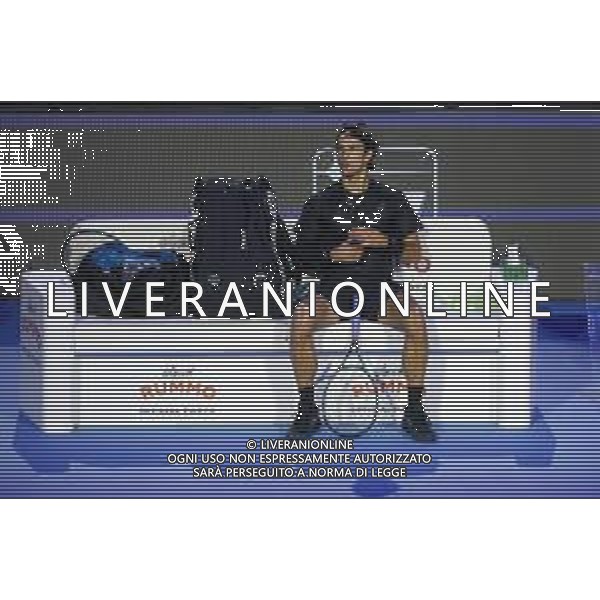 TVRCOR Tennis Nitto Atp Finals 2025 Inalpi Arena Torino 12-11-2025 Round Robin singolare Lorenzo Musetti (ITA) vs Alex de Minaur (AUS) nella foto Lorenzo Musetti (ITA) ©TVRCOR Roberta Corradin - AGENZIA ALDO LIVERANI SAS