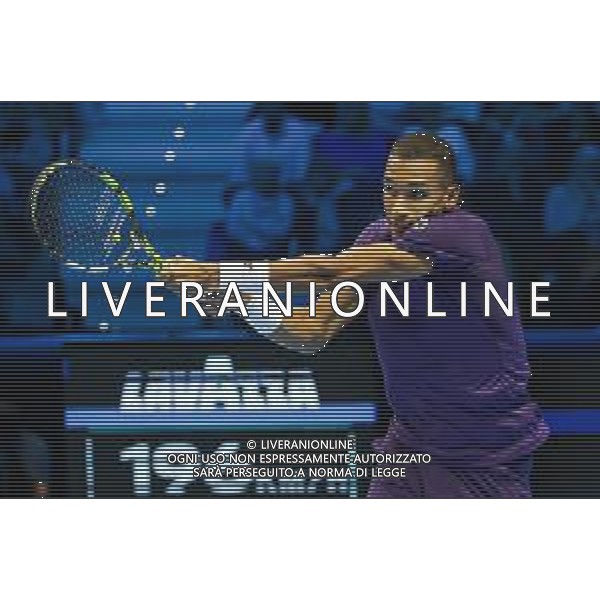 TVRCOR Tennis Nitto Atp Finals 2025 Inalpi Arena Torino 12-11-2025 Round Robin singolare Ben Shelton (USA) vs Félix Auger-Aliassime (CAN) nella foto Félix Auger-Aliassime (CAN) ©TVRCOR Roberta Corradin - AGENZIA ALDO LIVERANI SAS