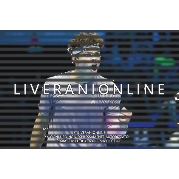 TVRCOR Tennis Nitto Atp Finals 2025 Inalpi Arena Torino 12-11-2025 Round Robin singolare Ben Shelton (USA) vs Félix Auger-Aliassime (CAN) nella foto Ben Shelton (USA) ©TVRCOR Roberta Corradin - AGENZIA ALDO LIVERANI SAS